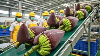 Hidden Factory: Unseen Processing of Banana Blossoms the Old-School Way