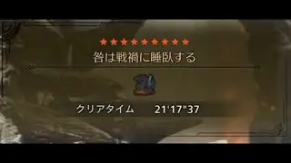 【モンハンワイルズ】ゴグマジオス 双剣 オトモ無＋強制サポハン有 21'17