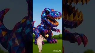 Crystal Dinosour Broken #trending #funny #ytstudioes #yt #fun #vfx #gaurav #yt #mascot #mascotas