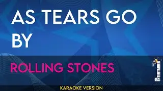 As Tears Go By - Rolling Stones (KARAOKE)