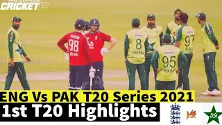 Pakistan vs England 1st T20 2021 Highlights | Pak vs Eng 1st T20 Highlights | Cricket 19 Gameplay