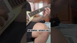 Voodoo Child - Jimi Hendrix no Wah #guitar #guitarcover #jimihendrix #gibson # #guitarlegend #music