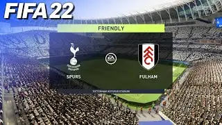 FIFA 22 - Tottenham Hotspur vs. Fulham | '22/'23 Premier League