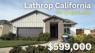 🏡Touring (riverislands lathrop ca) at DelWebb Homes 55+ Plan Sanctuary 1717sqft. Starting $599k
