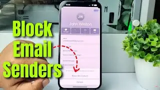How To Block Email Sender on iPhone