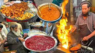 RAMADAN RUSH IN PAKISTAN - THE BAZAAR BEFORE IFTAR IS INSANE! MAKING SIRI PAYA, FISH, SAMOSA, PAKORA