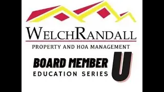 WRRE Board Member U Reserve Study Basics