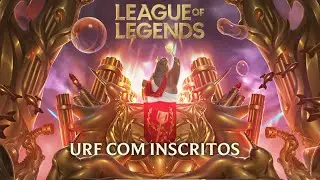 🎮 Jogando URF com Inscritos 🌍🔥 | Live do Lobo