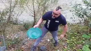 2Praters Drava Gold Prospecting video how was sluicing before and after part one ( 1 )