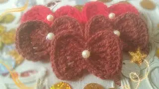 How to crochet a simple bow tutorial for beginners |Hook Creation