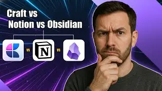Craft vs Notion vs Obsidian: &iquest;Ganador 2025? 🏆