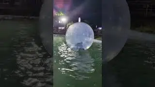 Big water balloon ride #waterballon #ride #kids