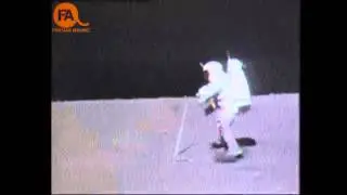 Astronaut has trouble picking up hammer
