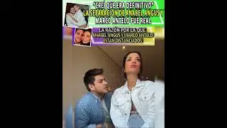 CRISIS EN EL MATRIMONIO DE ANABEL ANGUS Y MARCO ANTELO CONFIRMADA