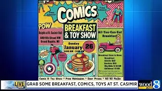 Get comics, toys and food in Grand Rapids this weekend
