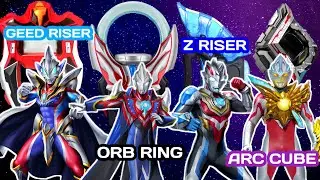 VERSI TERBARU !! DOWNLOAD 4 DX ULTRAMAN - GEED RISER, ORB RING, Z RISER DAN ARC CUBE