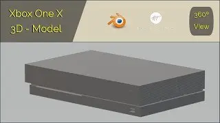 Xbox One X Console - Render Preview