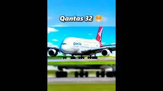 The Best Emergency Landing In History - Qantas 32 😮&zwj;💨 #aviation #edit #automobile