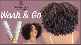 TREPADORA WASH & GO. The results... WOW! 😱 ... THE SHRINKAGE IS REAL! | Natural Hair | AbbieCurls