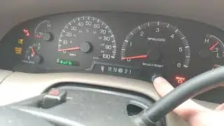 2000 F150 digital odometer engineering test mode