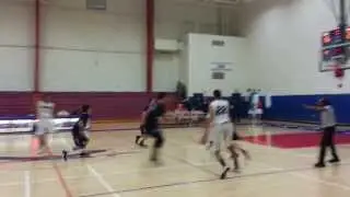 Speedy Crossroads Freshman Benjamin Terry Goes Baseline  vs Windward - 2015