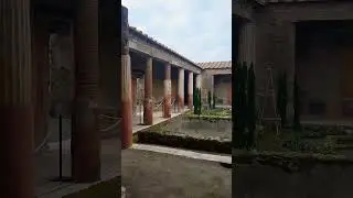 A Quick View of a Home's Central Courtyard in Pompeii