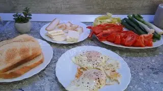 Mic dejun romanesc-Romanian breakfast,🍽😊