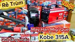 🔴 XẢ KHO CUỐI NĂM 🔴 Máy Hàn Mig/ Que Kobe 315A Giá Siêu Rẻ _ ai cũng hàn được #kobe #kobe315 