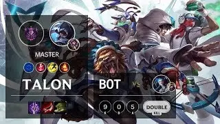 Talon Bot vs Jinx - EUW Master Patch 10.3