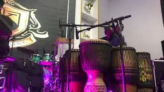 Six Conga Drums For SoundCheck | Godfred Ebo Baidoo | Dynamic Praise Accra