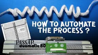 FULLY AUTOMATIC! Curly I-Cord With a Punch Card (Passap)