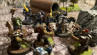 Grimdark Future Battle Report (Prime Brothers/High Elf Fleet Vs Orcs 800 points) S1E17