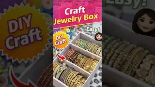 This DIY Jewelry Box is TOO SATISFYING 😍✨#shorts #ytshorts