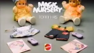 Magic Nursery Toddlers dolls commercial 1990
