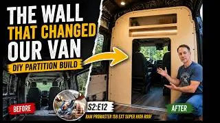 Ram Promaster Custom DIY Partition Wall - Bulkhead (S2:E14)