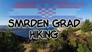 Hiking Uphill with Beautiful View on Adriatic Sea