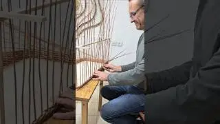 How to weave a rectangular storage basket from Brown Willow