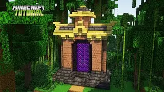 How To Build a Nether Portal Gate Minecraft Tutorial