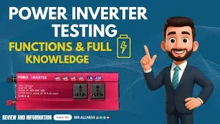 In Cars Laptop, mobile Charging system Power Inverter Full Testing&Function ExplainedComplete Guide