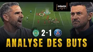 Analyse vid&eacute;o du Sporting Portugal / PSG : lecture tactique sur les buts de Champions League 🔥🤝
