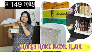 *OMG* starts at Rs.149/- Shopsy home decore haul|Super affordable home decor items|