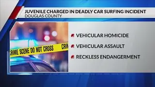 Juvenile charged in deadly car surfing incident