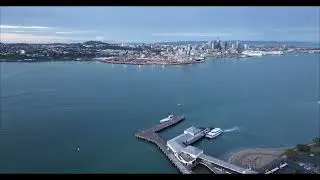 Beautiful Holiday Locations: Devonport Harbour New Zealand scenic views in 4K