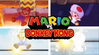 All Deaths And Game Overs In Mario Vs Donkey Kong! (Updated Version)