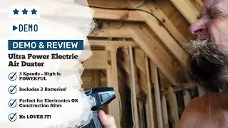 Demo and Review -  FANEAC Ultra Powerful Rechargeable Air Duster