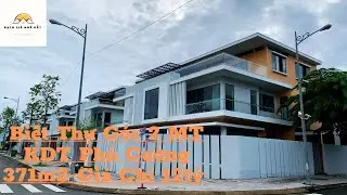 Biệt Thự Góc Đảo Phú Gia-16*24m Góc Hiếm Siêu Đẹp-Hoàn Thiện Ngoài Thô Trong-Thích Hợp Nghĩ Dưỡng