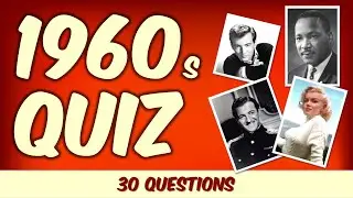 ☮️🌈✌ 1960s QUIZ | How well do you remember the 1960s?