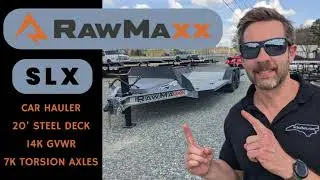 NC Trailers: RawMaxx SLX 8.5x20 Car Hauler 14K GVWR