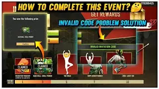 Invite and win event not working in tamil |How to complete invite and win event|invalid code problem