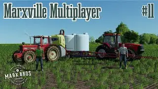 Getting some spraying done! - Marxville with Argsy - Episode 9 - FS19